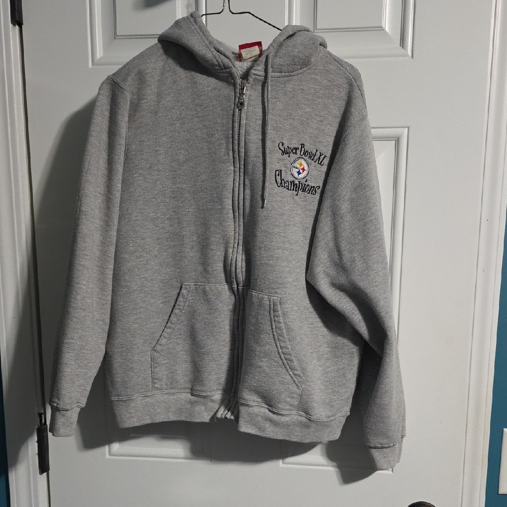NFL Gray Kids Zip-Up Hoodie